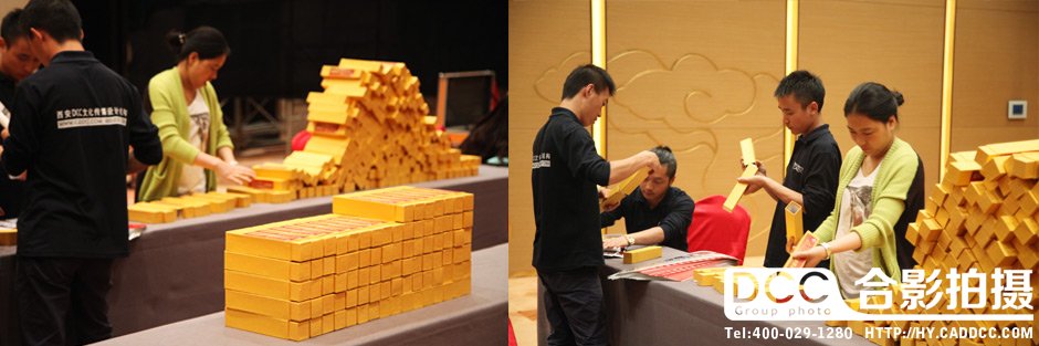 合影照现场装裱